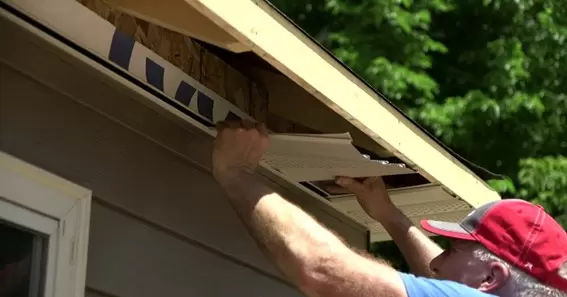 Installation of Soffit